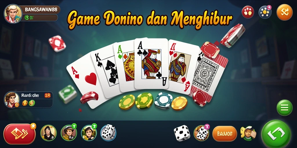 Gameplay Domino yang seru di BANGSAWAN88.