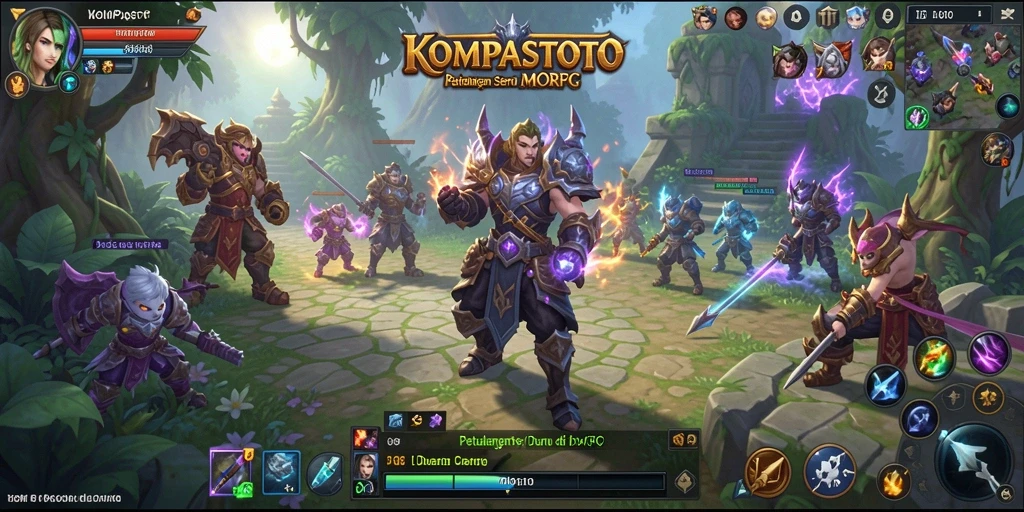 Tampilan gameplay KOMPASTOTO yang menarik dan seru.