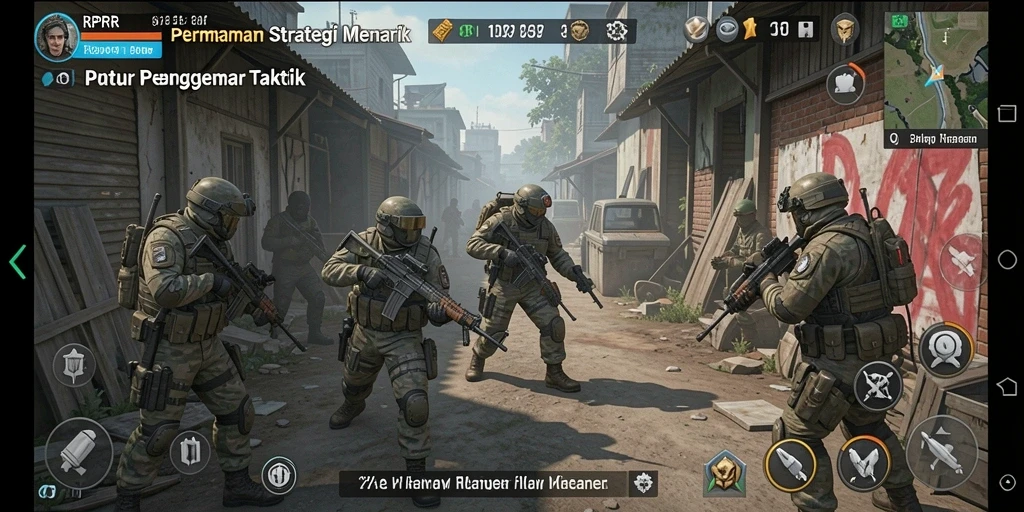 Tampilan gameplay RPRR yang menegangkan dan strategis.